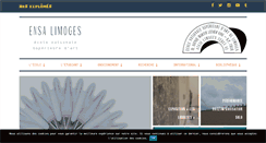 Desktop Screenshot of ensa-limoges.fr