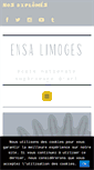 Mobile Screenshot of ensa-limoges.fr
